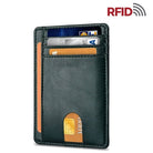 Mens Leather Slim Wallet Credit Card Holder RFID Blocking Pocket ID-Everyone's Marketplace