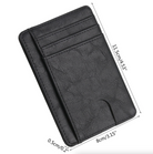 Mens Leather Slim Wallet Credit Card Holder RFID Blocking Pocket ID-Everyone's Marketplace