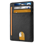 Mens Leather Slim Wallet Credit Card Holder RFID Blocking Pocket ID-Everyone's Marketplace