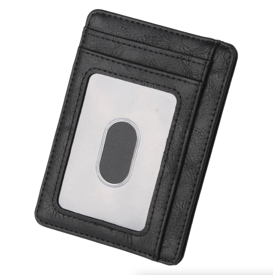 Mens Leather Slim Wallet Credit Card Holder RFID Blocking Pocket ID-Everyone's Marketplace