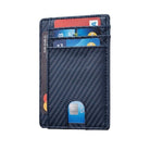Mens Leather Slim Wallet Credit Card Holder RFID Blocking Pocket ID-Everyone's Marketplace