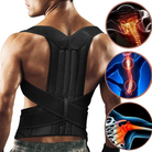 Adjustable Posture Corrector Low Back Support Shoulder Brace Belt For-Everyone's Marketplace