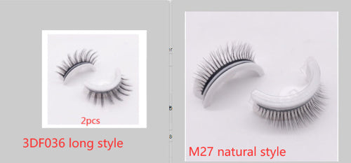 Reusable 3D Mink Lashes Natural False Eyelashes Self Adhesive Fake-Everyone's Marketplace