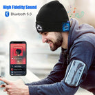 Wireless Bluetooth LED Hat with Music Speakers Light Winter Gift-Everyone's Marketplace