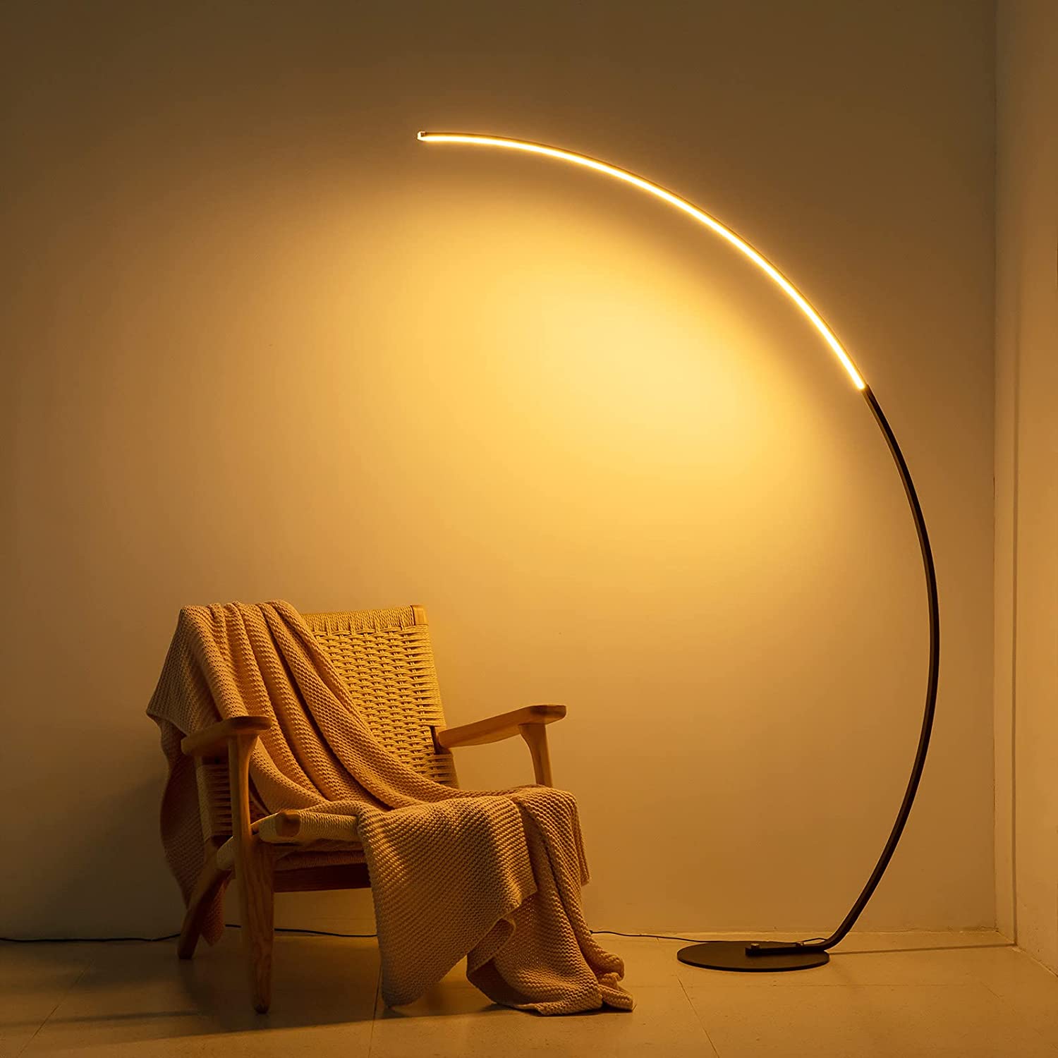 RGBW Modern Curve Floor Lamp | New Version-Everyone's Marketplace