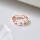 Birth Month Flowers Ring, Family Floral Ring, Gift for Mom,Mother Ring-Everyone's Marketplace