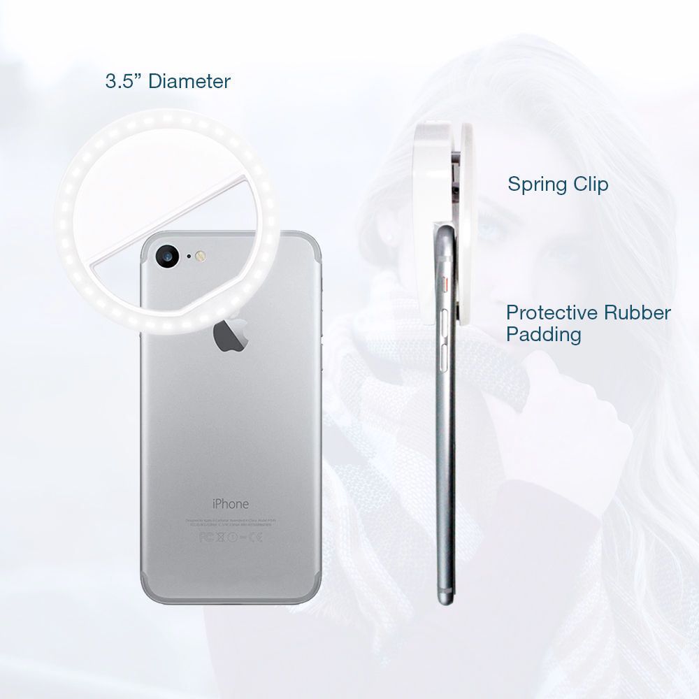 Portable Selfie Ring Clip On for Mobile Phone-Everyone's Marketplace