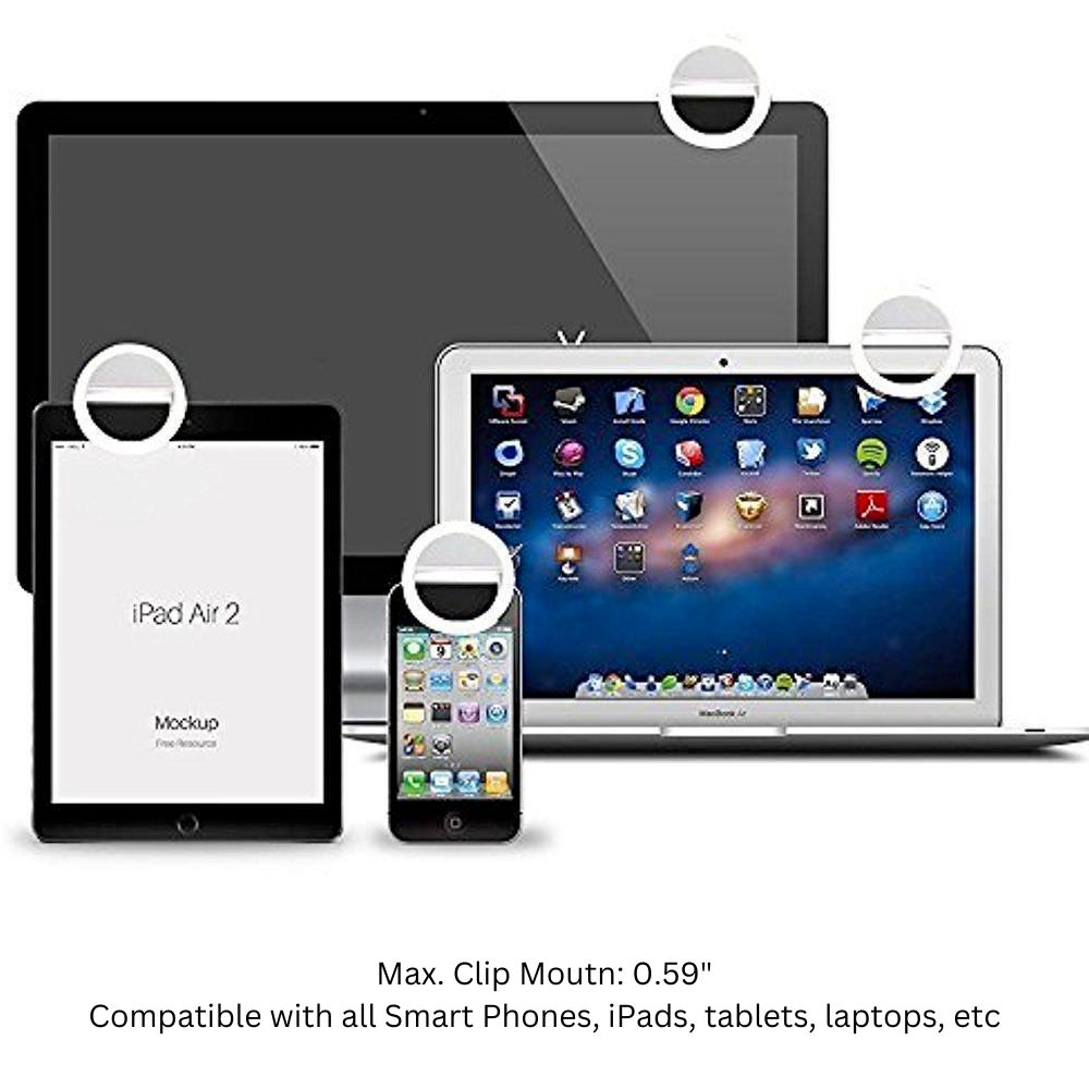 Portable Selfie Ring Clip On for Mobile Phone-Everyone's Marketplace