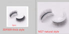 Reusable 3D Mink Lashes Natural False Eyelashes Self Adhesive Fake-Everyone's Marketplace