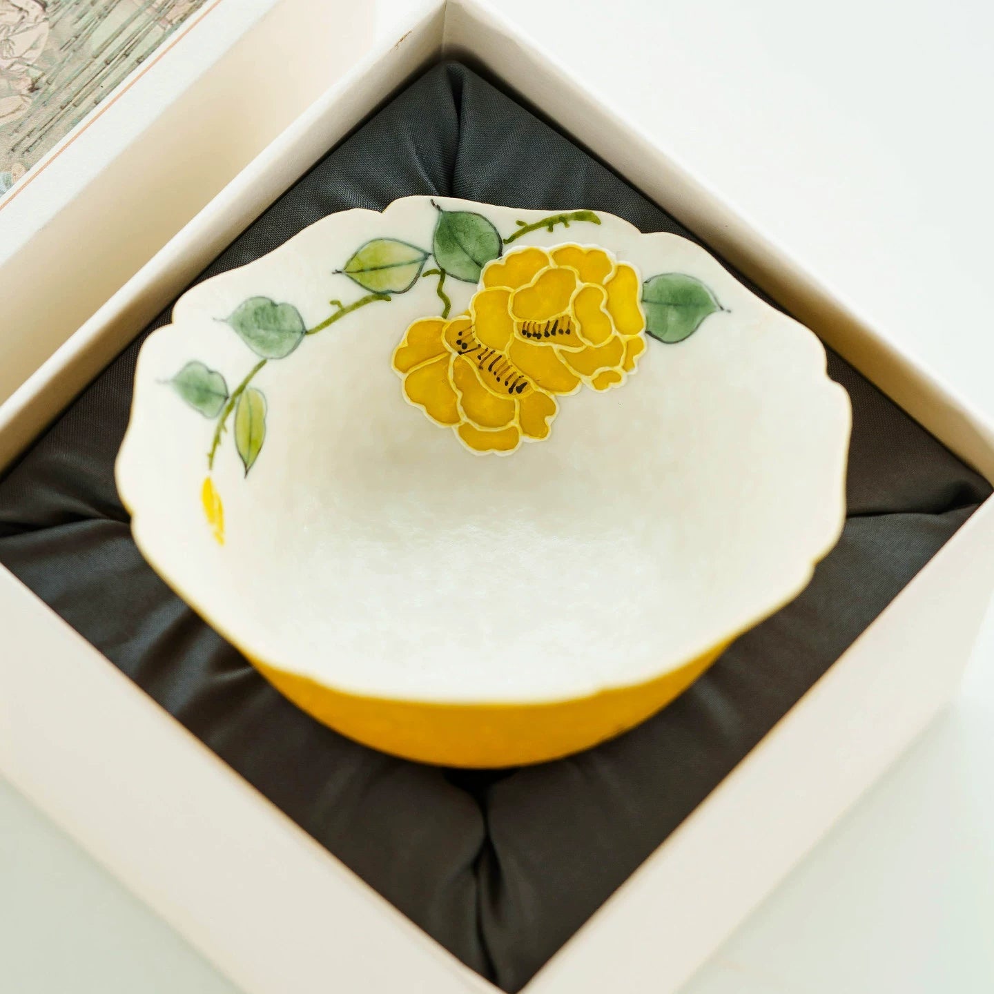 Imperial Blossom Hand-Painted Porcelain Tea Cup – Lingban Petal-Everyone's Marketplace