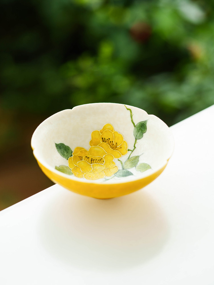 Imperial Blossom Hand-Painted Porcelain Tea Cup – Heritage Series-Everyone's Marketplace