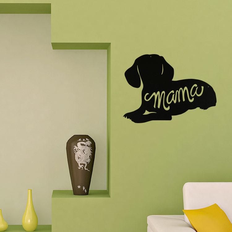 Dachshund Mama Silhouette - Metal Wall Art/Decor-Everyone's Marketplace