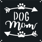 Dog Mom - Metal Wall Art-Everyone's Marketplace