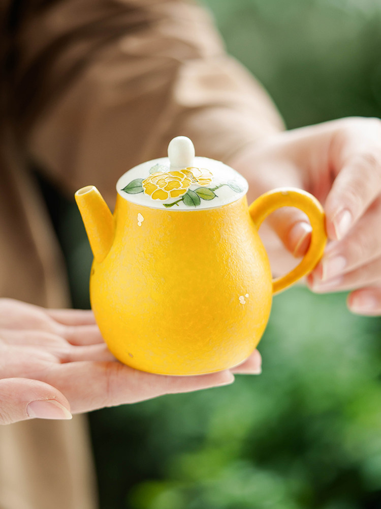 Imperial Blossom Hand-Painted Porcelain Teapot – Heritage Series-Everyone's Marketplace