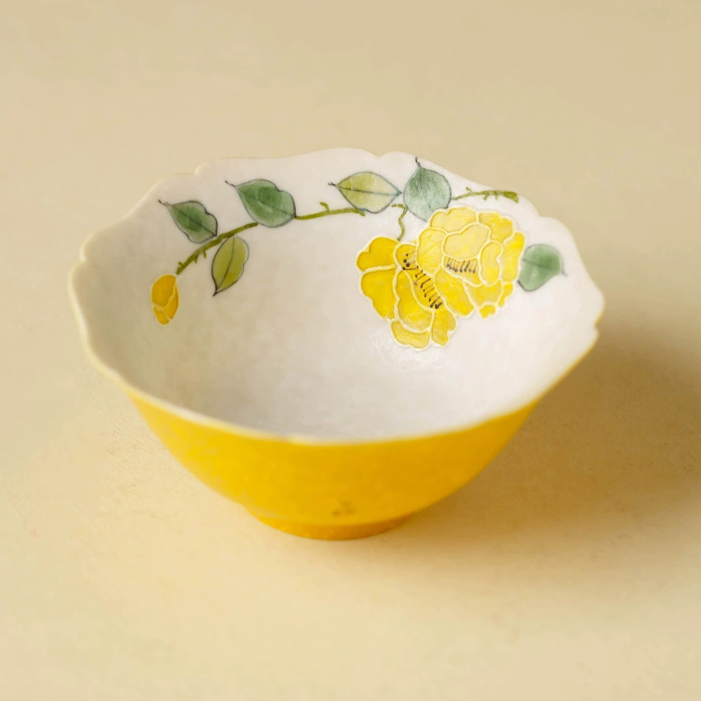 Imperial Blossom Hand-Painted Porcelain Tea Cup – Lingban Petal-Everyone's Marketplace