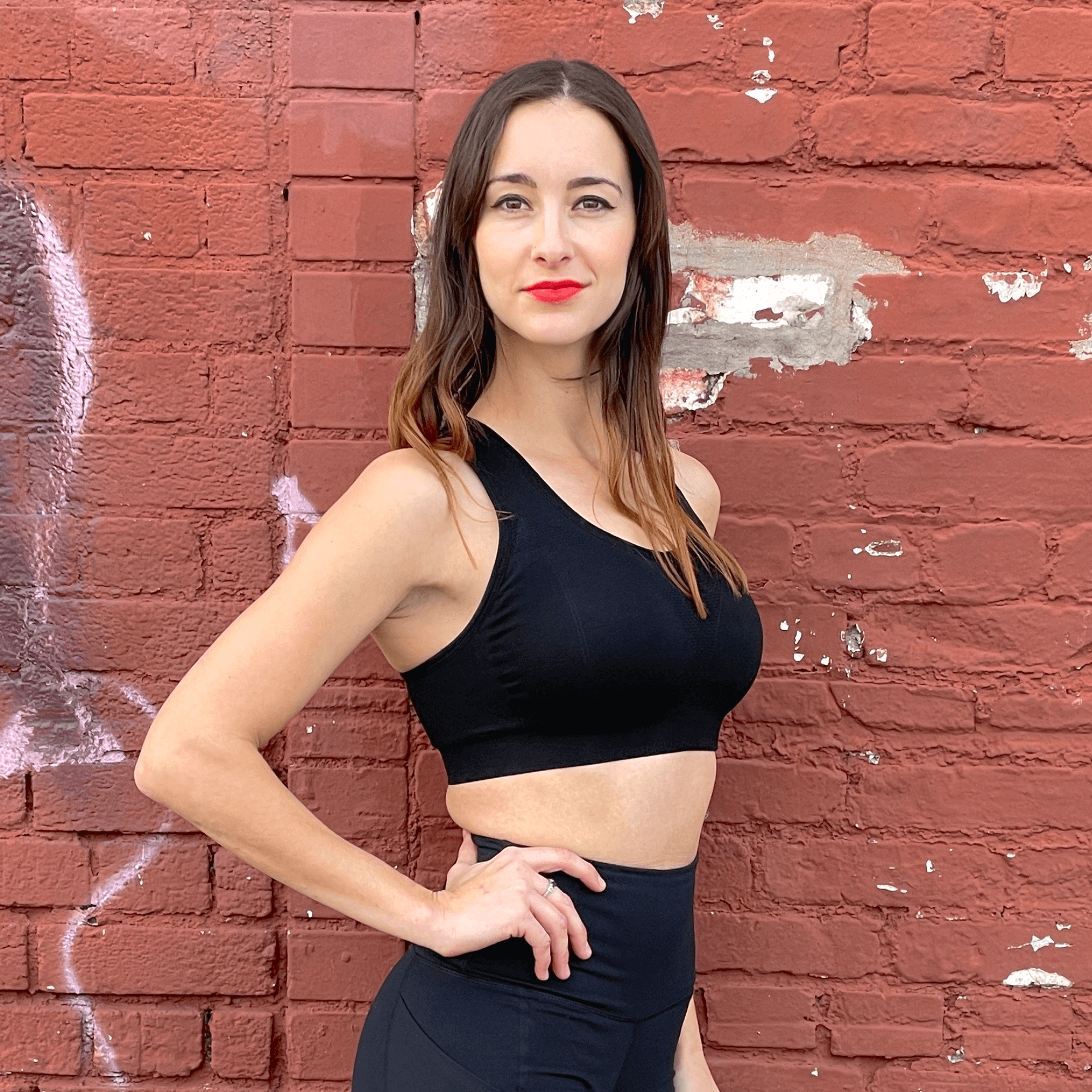 La Vittoria Racerback Athletic Sports Bra-Everyone's Marketplace