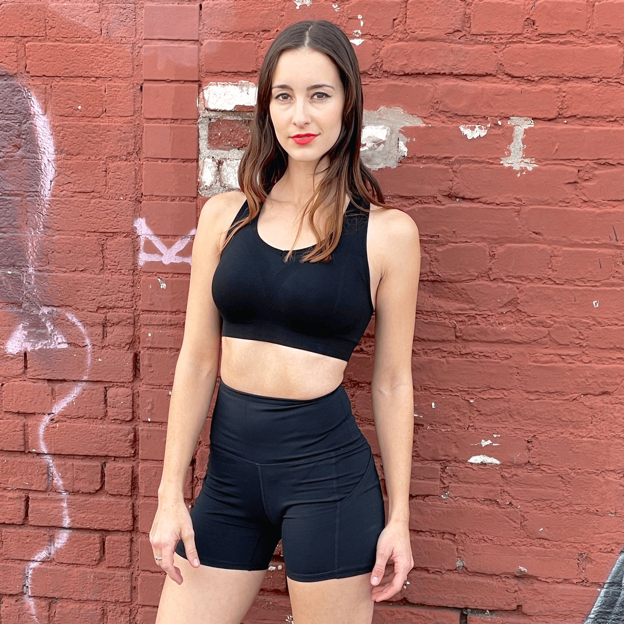 La Vittoria Racerback Athletic Sports Bra-Everyone's Marketplace