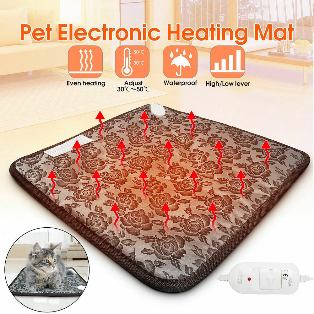 Thermal Heating Waterproof Bed Pad for Pets with Adjustable-Everyone's Marketplace
