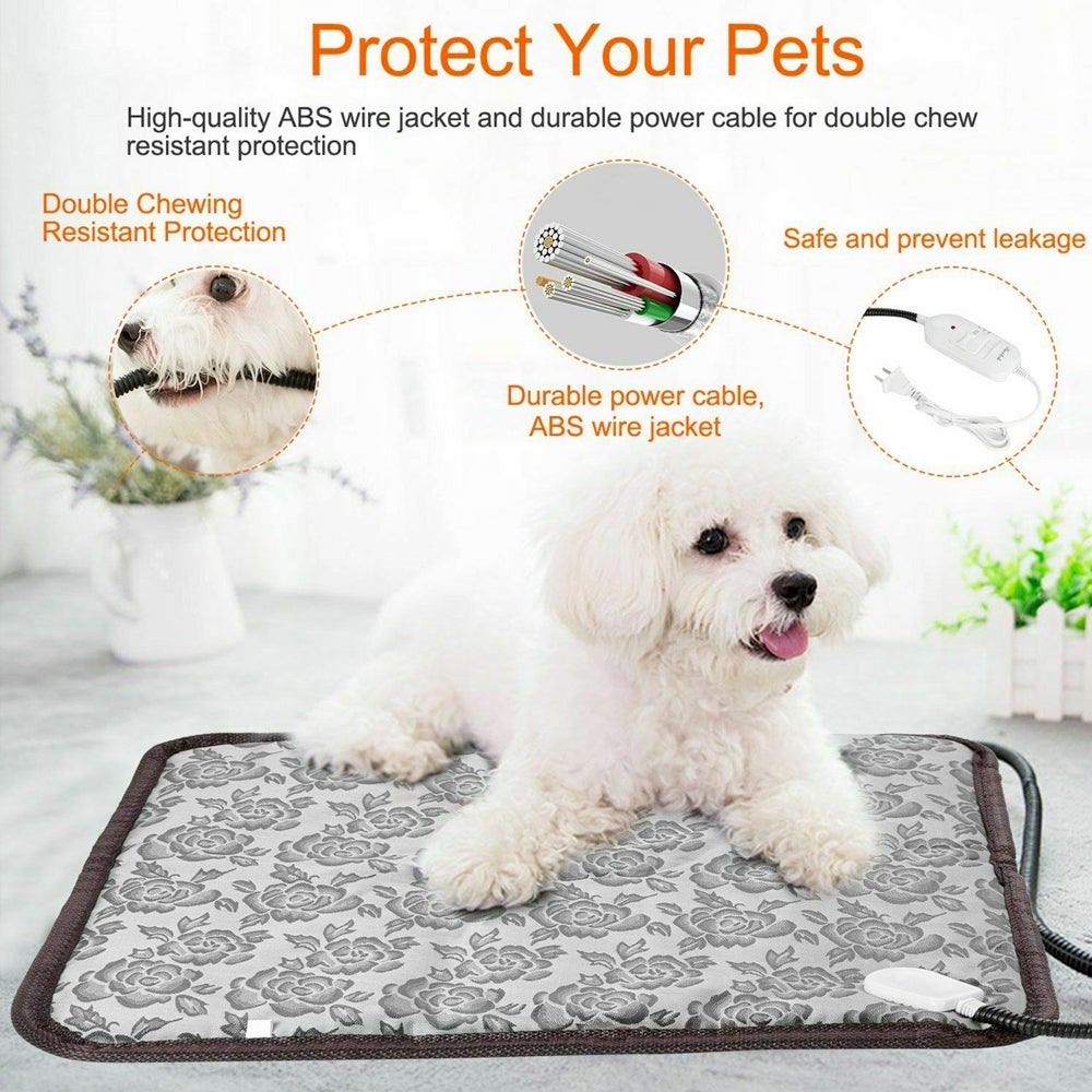 Thermal Heating Waterproof Bed Pad for Pets with Adjustable-Everyone's Marketplace