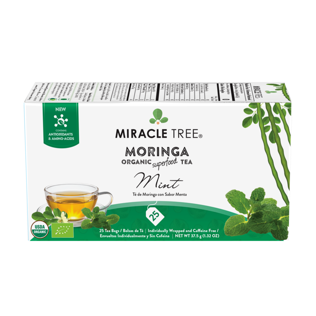 Miracle Tree's Organic Moringa Tea, Mint-Everyone's Marketplace