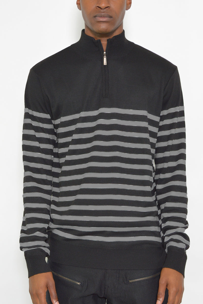 Quarter Zip Up Sweater NR2007-Everyone's Marketplace