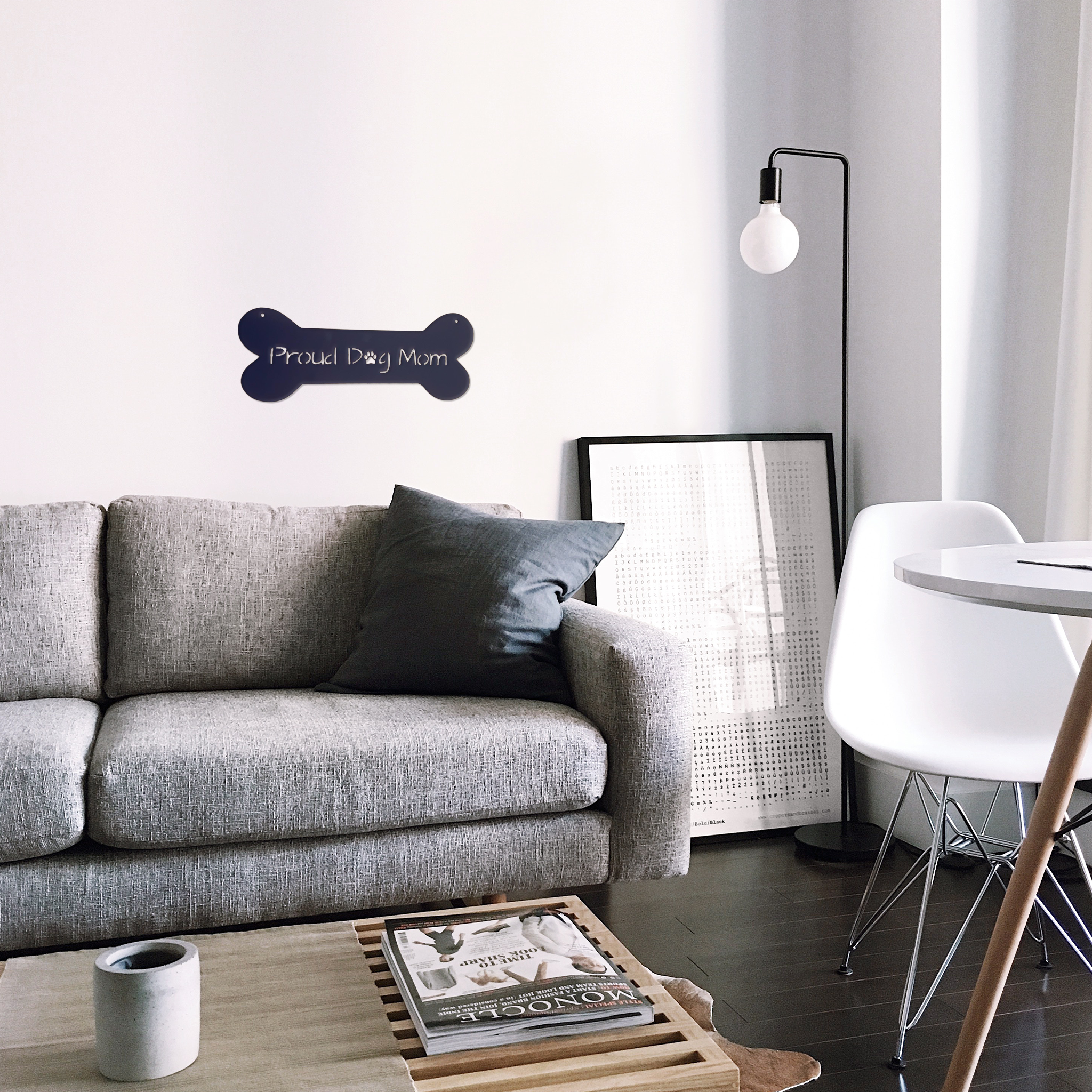 Proud Dog Mom - Metal Wall Art-Everyone's Marketplace