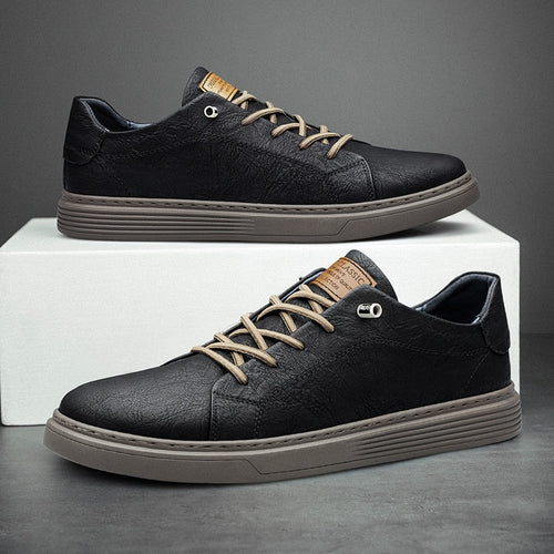 Mens Lace Up Oxford Leather Shoes-Everyone's Marketplace