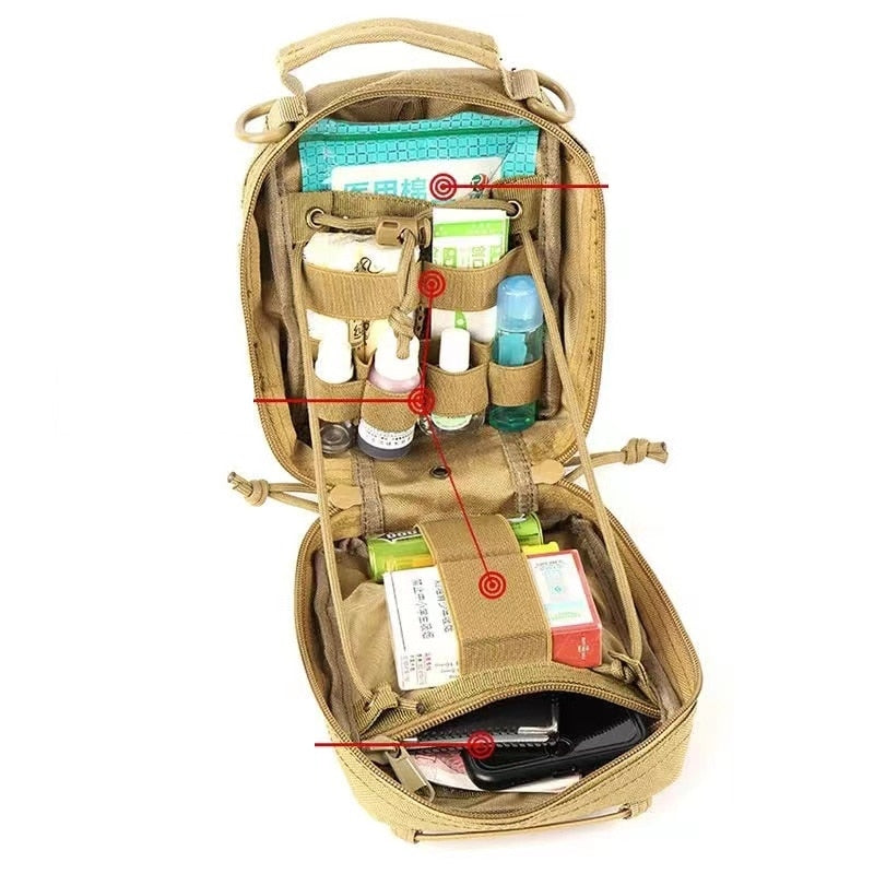 Little Bags Waterproof Outdoor Molle Waist Bag Hiking Travelling Sling-Everyone's Marketplace