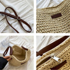 Casual Summer Shoulder Straw Bag-Everyone's Marketplace