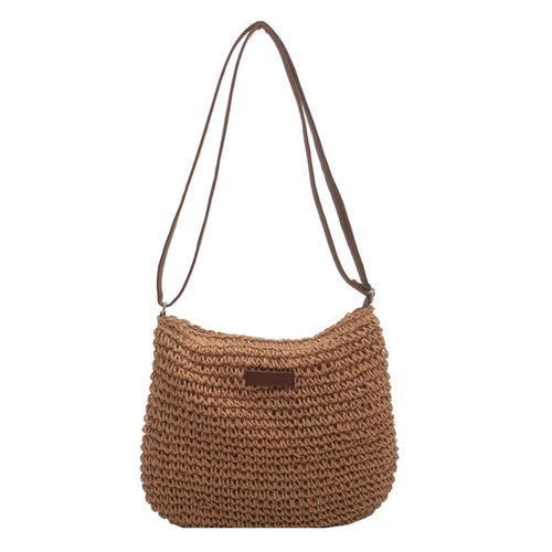 Casual Summer Shoulder Straw Bag-Everyone's Marketplace