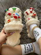 Funny DIY Bubble Slippers Furry House Slides for Chirstmas-Everyone's Marketplace