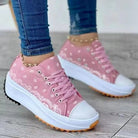 2022 Pattern Canvas Women Sneakers Casual Sport Shoes-Everyone's Marketplace