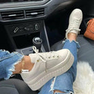 Casual Platform Women's Shoes Flat Womens Sneakers-Everyone's Marketplace