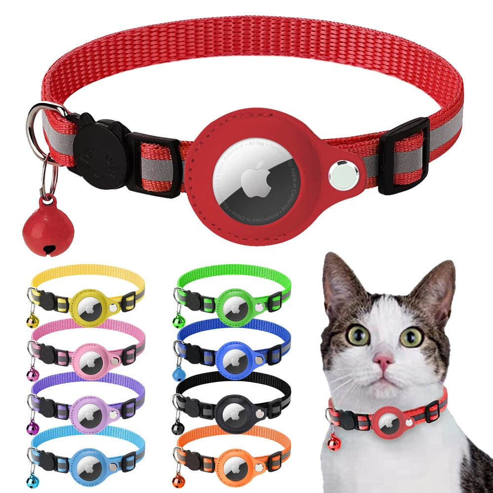 Reflective Airtag Case Collar for Cats and Dogs-Everyone's Marketplace