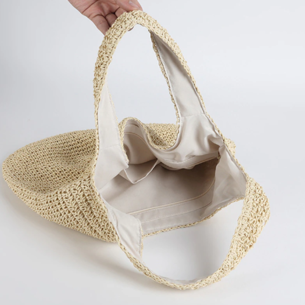 Summer Shoulder Straw Tote-Everyone's Marketplace