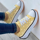 2022 Pattern Canvas Women Sneakers Casual Sport Shoes-Everyone's Marketplace