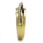 TK2611 - IP Gold(Ion Plating) Stainless Steel Ring with Top Grade-Everyone's Marketplace
