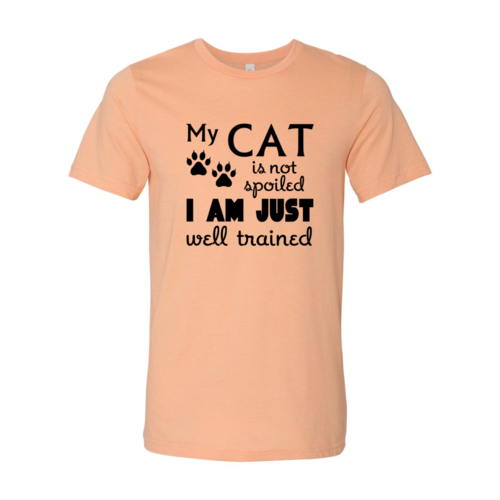 DT0175 My Cat Is Not Spoiled Shirt-Everyone's Marketplace
