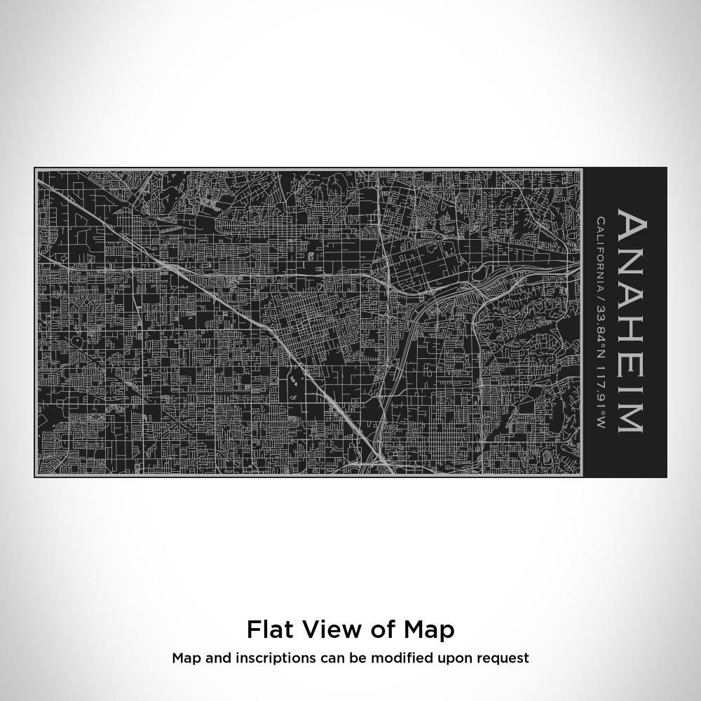 Anaheim - California Map Insulated Bottle in Matte Black-Everyone's Marketplace