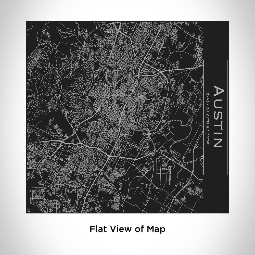 Austin - Texas Map Tumbler in Matte Black-Everyone's Marketplace