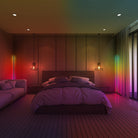 RGB LED Corner Floor Lamps-Everyone's Marketplace