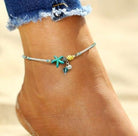 Beach Beaded Starfish Anklet Ankle Bracelet-Everyone's Marketplace