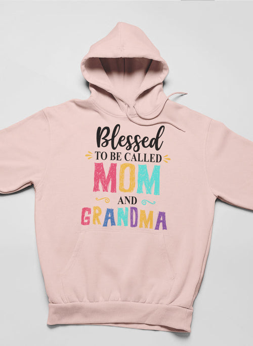 Blessed To Be Called Mom and Grandma Hoodie-Everyone's Marketplace