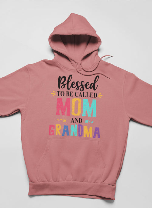 Blessed To Be Called Mom and Grandma Hoodie-Everyone's Marketplace
