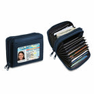 RFID Genuine Leather Credit Card Wallet for Women w/ ID Display Window-Everyone's Marketplace