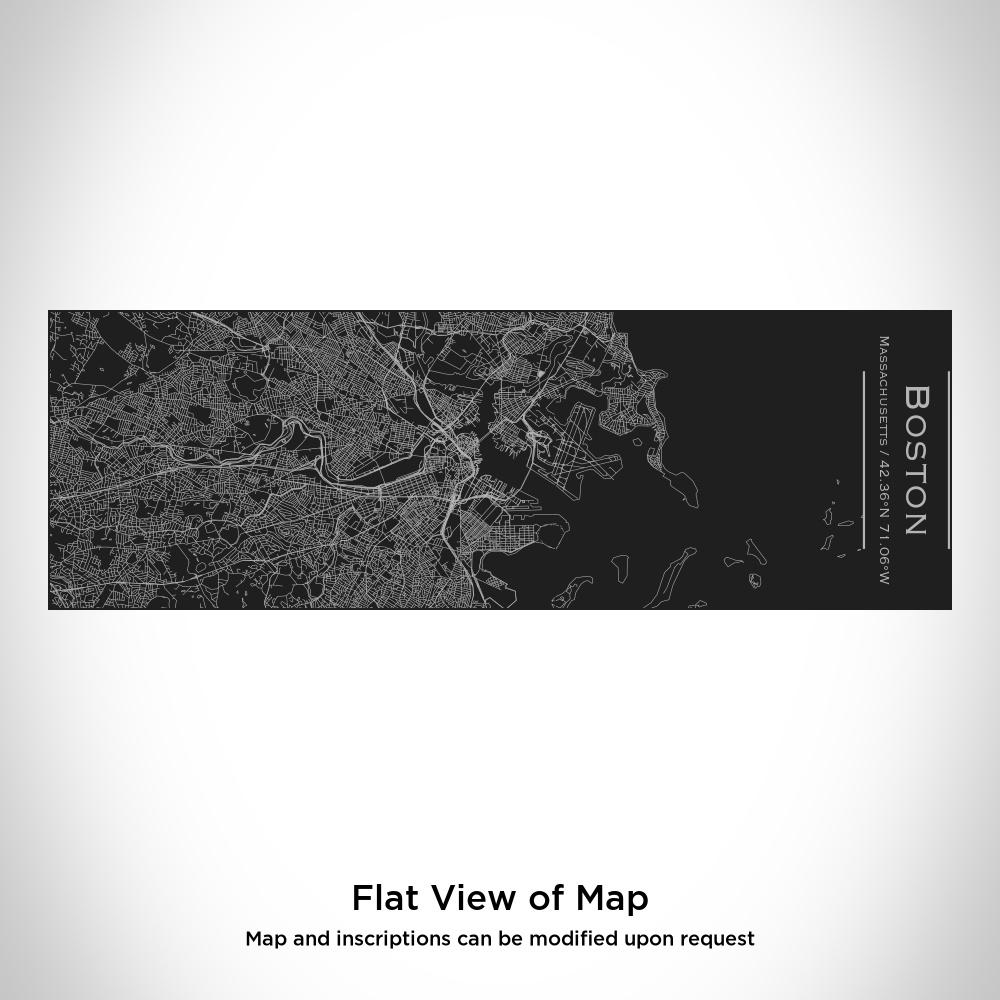 Boston - Massachusetts Map Insulated Cup in Matte Black-Everyone's Marketplace