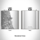 Chicago - Illinois Map Hip Flask-Everyone's Marketplace