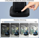 LED Desk Lamp With Wireless Charger Black For Home Office-Everyone's Marketplace