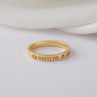 New Mom Ring, First Time Mother Gift, Baby Name Ring-Everyone's Marketplace