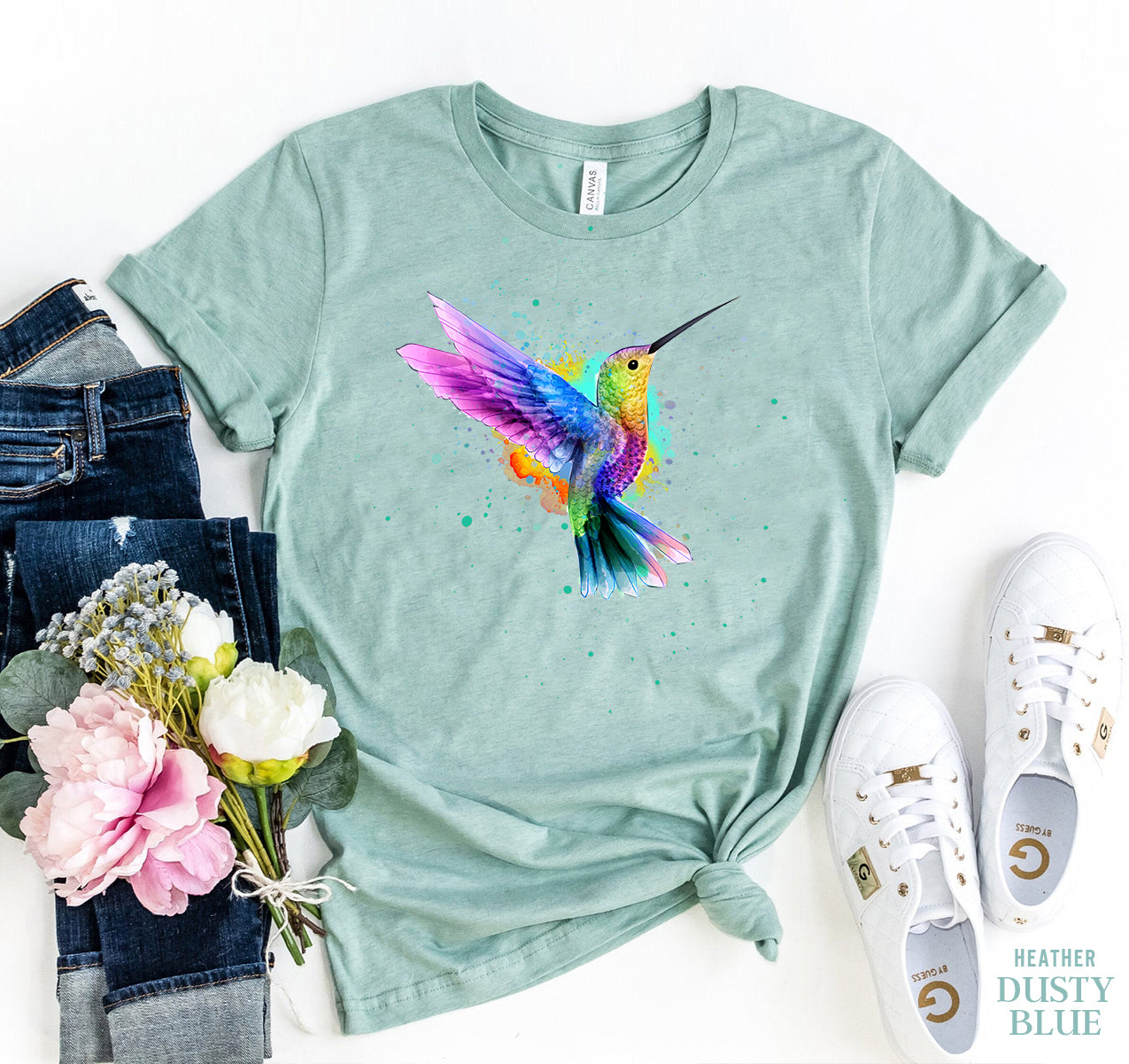 Humming Bird T-shirt-Everyone's Marketplace